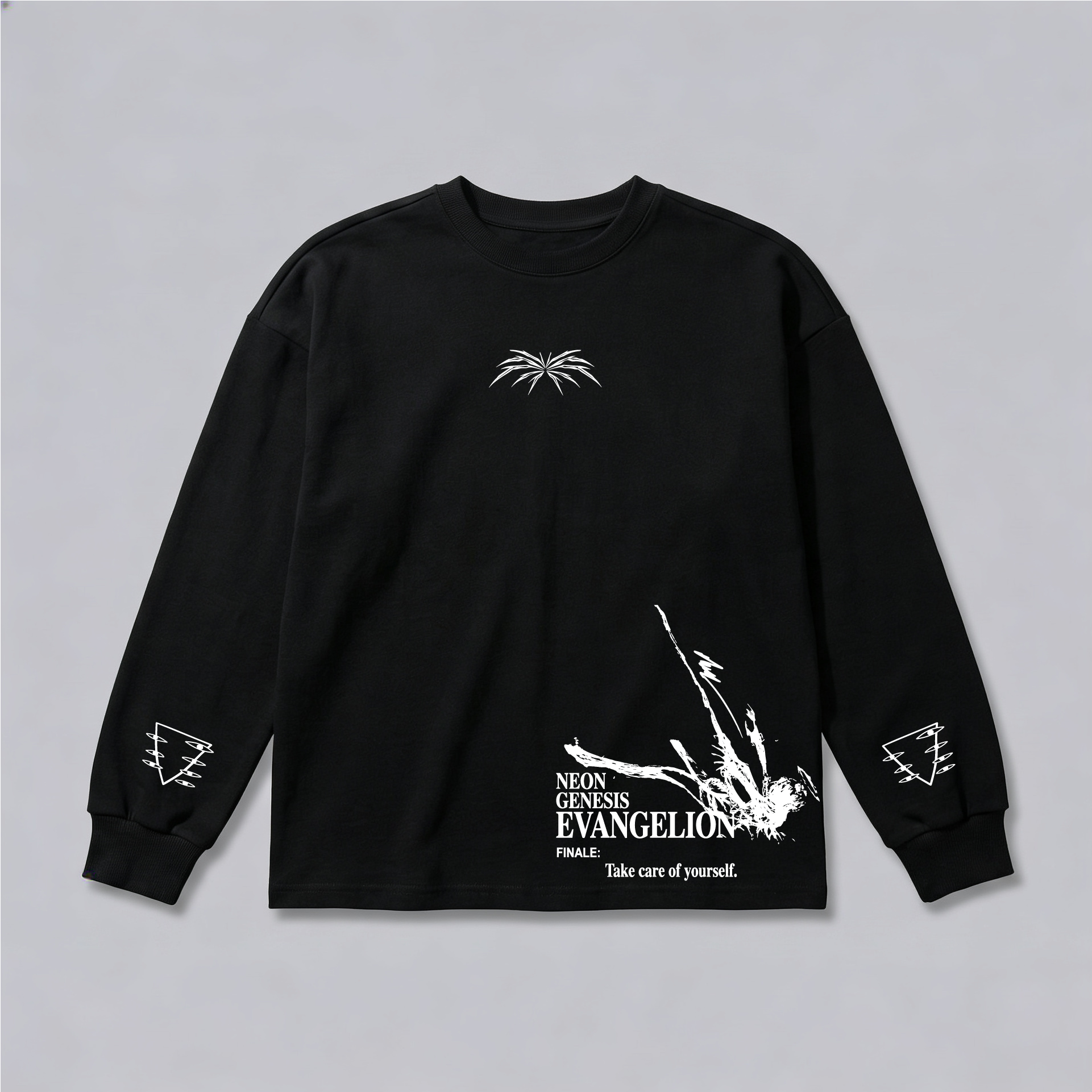MOBWAIFU/EVANGELION SLEEVE T-SHIRT